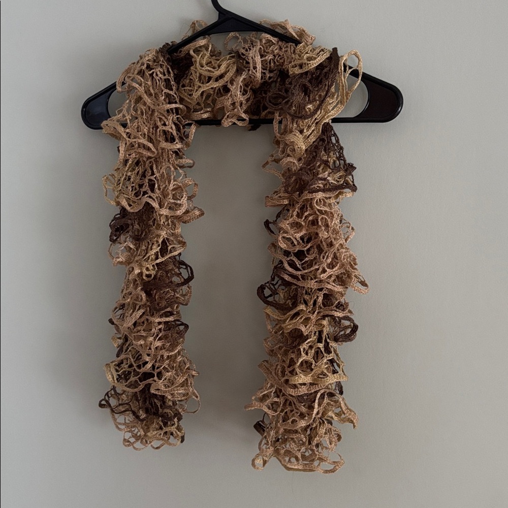 Unbranded Soft Artsy Bohemian Boho Brown Fall Scarf Women’s Winter Accessories